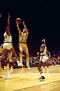 Jerry West Action Portrait #4 Photograph by Wen Roberts