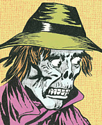 Skeleton #4 Drawing by CSA Images Skeleton #4 Drawing by CSA Images