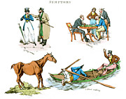 Symptoms Of Being Amused, 1822.artist #4 Drawing by Print Collector