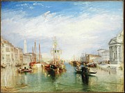 Venice, From The Porch Of Madonna Della Salute Painting by Joseph Mallord William Turner