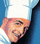 Chef #5 Drawing by CSA Images Chef #5 Drawing by CSA Images