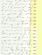 Hand Written Letter #5 Drawing by CSA Images Hand Written Letter #5 Drawing by CSA Images