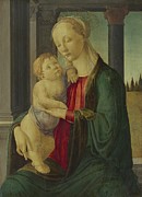 Madonna And Child Painting by Sandro Botticelli Madonna And Child Painting by Sandro Botticelli