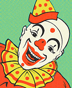 Smiling Clown #6 Drawing by CSA Images Smiling Clown #6 Drawing by CSA Images