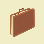 Briefcase #7 Drawing by CSA Images Briefcase #7 Drawing by CSA Images