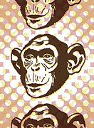 Monkey #7 Drawing by CSA Images Monkey #7 Drawing by CSA Images