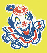 Smiling Clown #7 Drawing by CSA Images