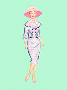 Stylish Woman #7 Drawing by CSA Images Stylish Woman #7 Drawing by CSA Images