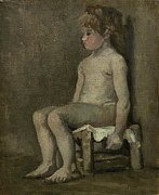 Nude Girl, Seated Painting by Vincent Van Gogh Nude Girl, Seated Painting by Vincent Van Gogh