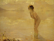 September Morn. #8 Painting by Paul Chabas