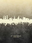 St Andrews Scotland Skyline #8 Digital Art by Michael Tompsett