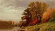 A Fall Day Painting by William Hart