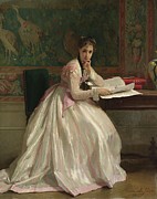 A Moment Of Distraction Painting by Gustave Leonard de Jonghe A Moment Of Distraction Painting by Gustave Leonard de Jonghe