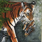A Mothers Love Painting by Ovidiu Ervin Gruia