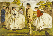 A Nice Game For Two Or More Painting by John Leech