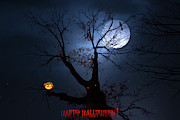 A Spooky Halloween Greeting Digital Art by Mark Andrew Thomas