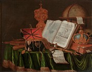 A Vanitas Still Life Painting by Edwaert Colyer Or Collier