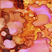 Abstract Ink 18 Painting by Amy E Fraser