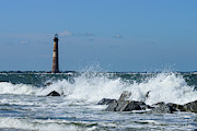 Action At Morris Island Lighthouse Photograph by Jennifer White