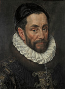Adriaen Thomasz. Key -Antwerp -?-, ca. 1544-after 1589-. William I, Prince of Orange, known as Wi... Painting by Adriaen Thomasz Key -1544-1589-
