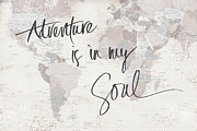 Adventure Map Painting by Sd Graphics Studio