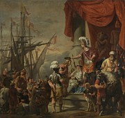 Aeneas At The Court Of Latinus By Ferdinand Bol Painting by Ferdinand Bol