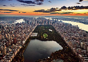 Aerial View - Central Park Photograph by Wojtek Zagorski