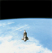 Aerial View Of The Space Shuttle In Photograph by Stockbyte