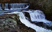 Afternoon at De Soto Falls Photograph by Steve Bunch