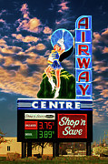 Airway Drive-in vintage neon sign Photograph by Robert FERD Frank