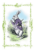 Alice in Wonderland: The White Rabbit Painting by John Tenniel