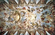 'Allegory of the Golden Fleece', ca. 1697, Italian School, Fresco, 1400 cm x 210... Painting by Luca Giordano -1634-1705-
