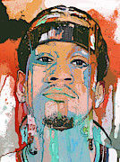 Allen Iverson The Answer  Painting by Michael Pattison