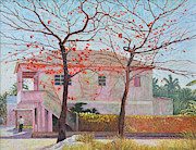 Almond Trees In February Painting by Ritchie Eyma