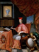 Alonso del Arco / 'Portrait of Cardinal Juan Everardo Nithard', 1674, Spanish School, Oil on canvas. Painting by Alonso del Arco -1635-1704-