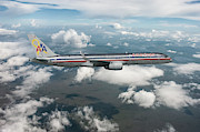 American Airlines Flagship Freedom Mixed Media by Erik Simonsen