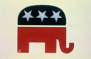 American Republican Symbol Photograph by Bettmann