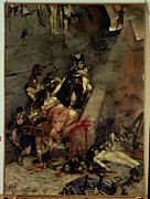 Andromache, 1883 Painting by Georges Marie Rochegrosse