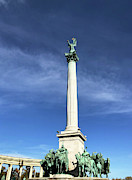 Angel Gabriel on Millennium Column Photograph by Diane Macdonald