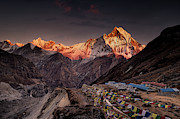 Annapurna Base Camp Photograph by Richard Le Manz
