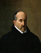Anonymous -Copy Velazquez, Diego Rodriguez de Silva y- / 'Portrait of Luis de Gongora'. Painting by Diego Velazquez -1599-1660-