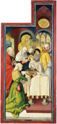 Anonymous German Artist active in Swabia ca. 1515 -Active in Swabia ca. 1515-. The Presentation ... Painting by Anonymous German Artist active in Swabia ca 1515 Anonymous German Artist active in Swabia ca. 1515 -Active in Swabia ca. 1515-. The Presentation ... Painting by Anonymous German Artist active in Swabia ca 1515