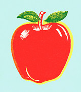 Apple Drawing by CSA Images Apple Drawing by CSA Images