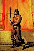 ARNOLD SCHWARZENEGGER in CONAN THE DESTROYER -1984-. Photograph by Album