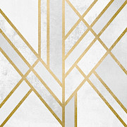 Art Deco Gold Digital Art by Elisabeth Fredriksson