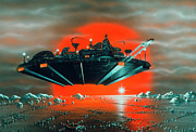 Artwork Of A Floating City Photograph by Science Photo Library