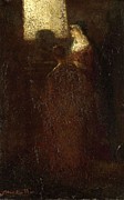 At the altar. Painting by Adolphe Joseph Thomas Monticelli At the altar. Painting by Adolphe Joseph Thomas Monticelli