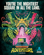 Atari X Adventure (Edition #2462) Digital Art by 50 Years of Atari NFT Collection by Butcher Billy