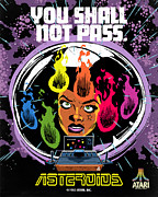Atari X Asteroids (Edition #1033) Digital Art by 50 Years of Atari NFT Collection by Butcher Billy