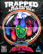 Atari X Asteroids (Edition #1507) Digital Art by 50 Years of Atari NFT Collection by Butcher Billy